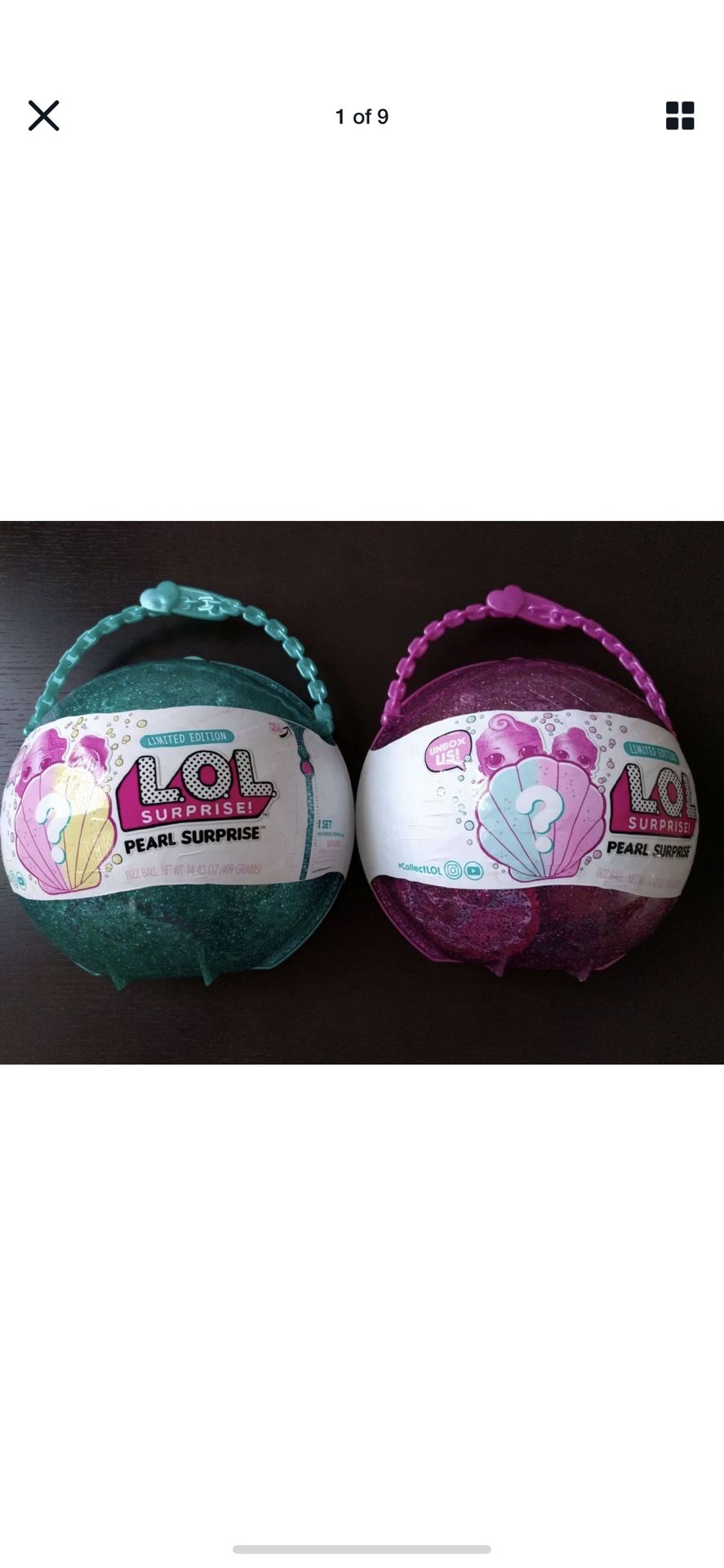 LOL Mermaid PEARL Surprise Limited Edition Set Of 2