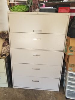 5 drawer file cabinet