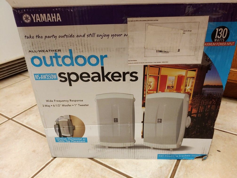 Yamaha Outdoor Speakers NS-AW350W