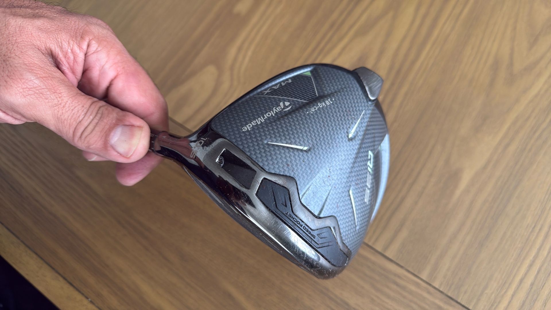 TaylorMade Qi35 Driver 10.5°, Hazrdus “Stiff” shaft.