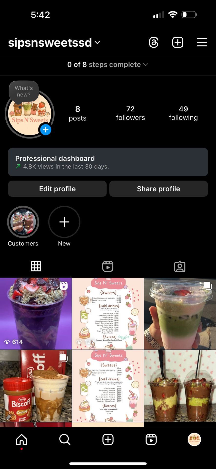 Dubai Chocolate strawberries, Matcha, Iced Coffees