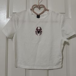 SPIDER-MAN CROP TOP SIZE MEDIUM 