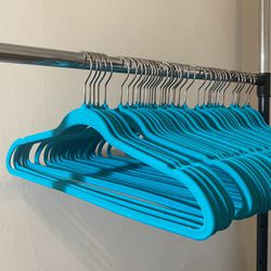 BN 36 Turquoise Velvet Hangers for Sale in Altadena, CA - OfferUp