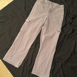 Women’s Grey Cargo Pants 