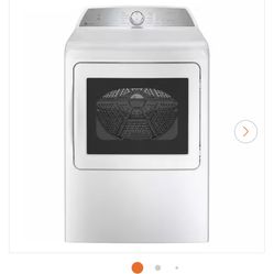 Dryer White With Sanitize Smart Gas Working Very Good Clean