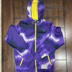 VTG Nike Kobe Hoodie Basketball Full Zip Sweatshirt Therma Fit 521060-547 Men S