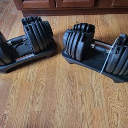  AJUSTABLE DUMBBELLS SET OF 2