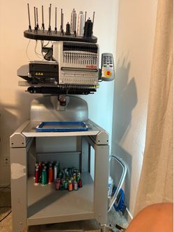 Melco EMT16X embroidery machine