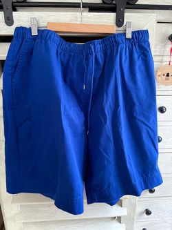 Coral Bay XL Royal Blue Shorts with Elastic Waistband and a Drawstring. New without Tags