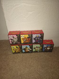 Hello kitty Godzilla McDonald's toys