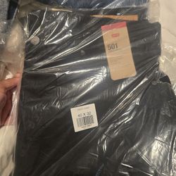 501 Levi Jeans Size 40×32 Black