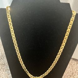 14k Yellow Gold Plated Necklace 