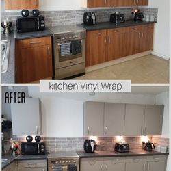 Kitchen..(Cabinet Wraps)?. No Paint Required