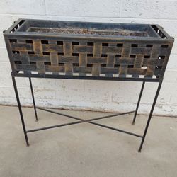 Metal Garden Plant Stand / Planter Box - $35