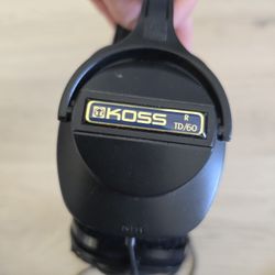 Koss TD/60 Wired Headphones Over Ear 3.5mm Jack Vintage Style