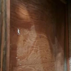 Wood And Glass Display Case