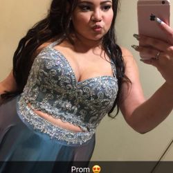 2 piece prom or Sweet 16 dress size 14 price is $300 firm