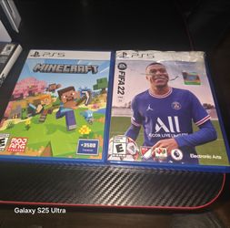 fifa 22 and minecraft ps5 edition