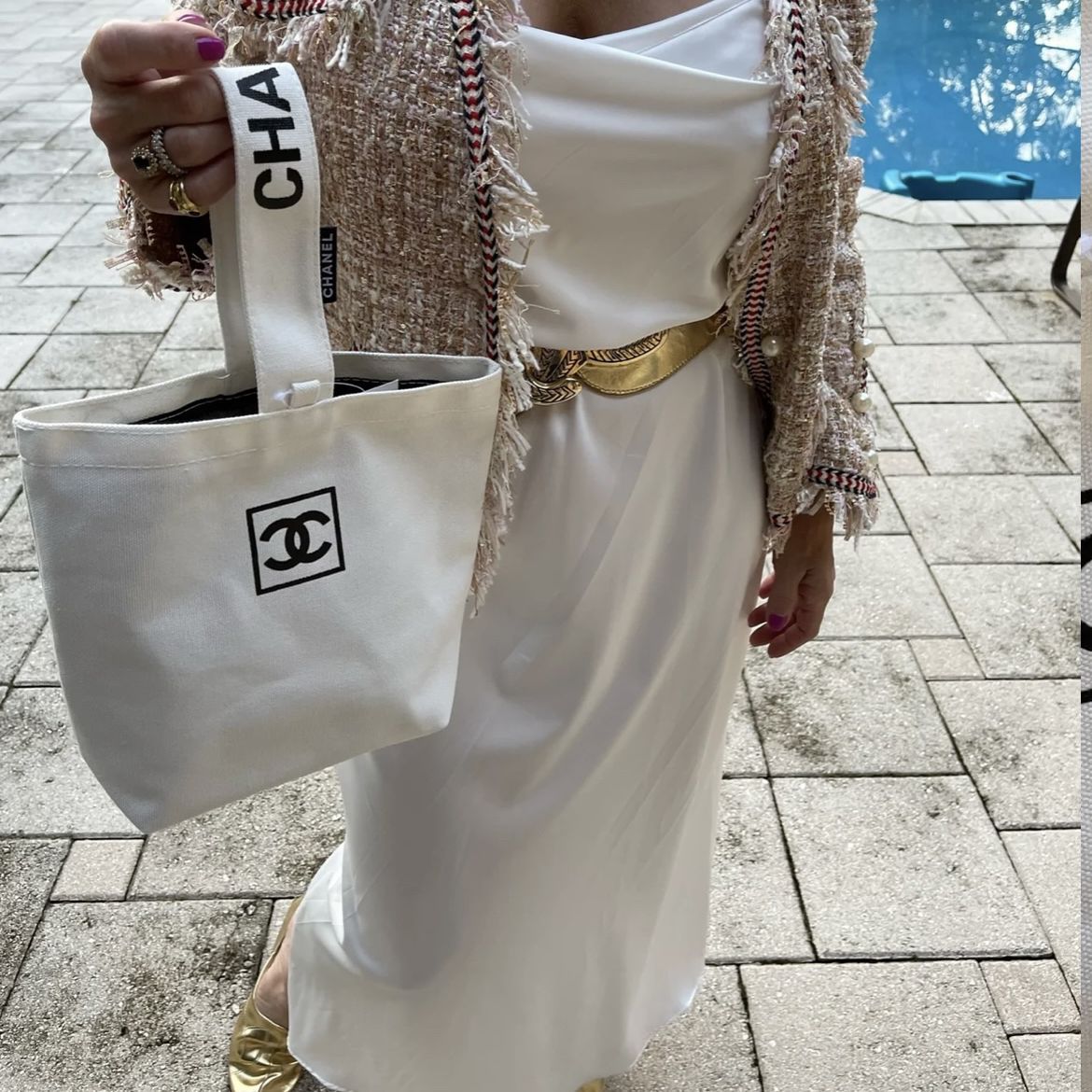 Chanel VIP mesh beach tote for Sale in Queens, NY - OfferUp