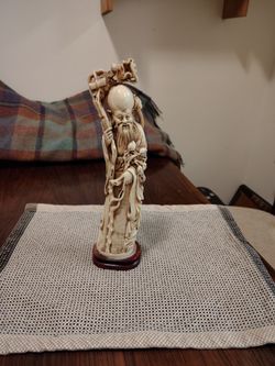 Hand carved Chinese figurine