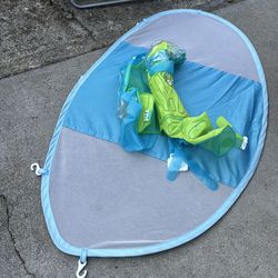 baby pool float with canopy