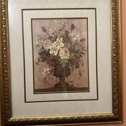 Floral Reflections I By Barbara Mock