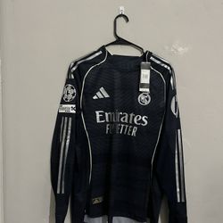 Real Madrid 2025-26 Away Jersey (Medium Large XL 2X) 1