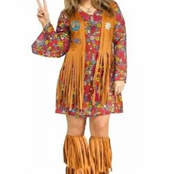 Like newCostume hippie  adult 60's size M/L ( Reseda CA)
