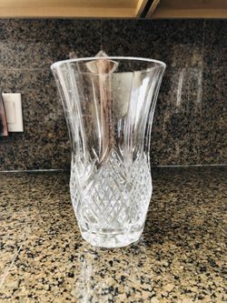 Crystal vase for flowers