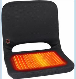 ELEGANTLIFE Stadium Seat, 5-Sec Heating Graphene Technology - Foldable Bleacher Chair, 3 Heating Levels, Included USB Rechargeable Battery, Compact & 