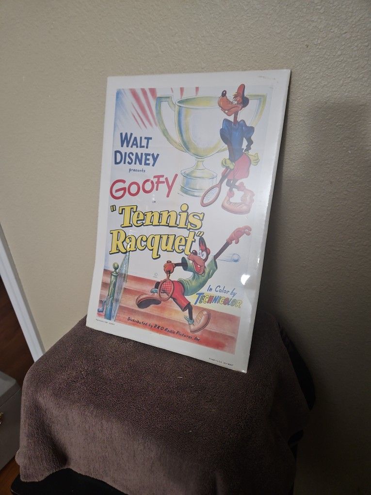 Disney Tennis Poster