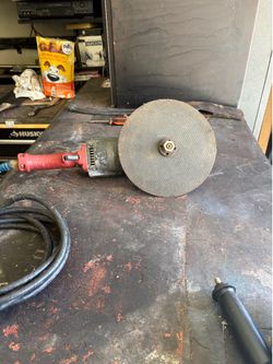 Heavy duty Milwaukee grinder.