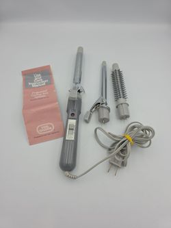Vtg Vidal Sassoon Misty Tone VS-139 Dual Professional Curling Brush Iron System