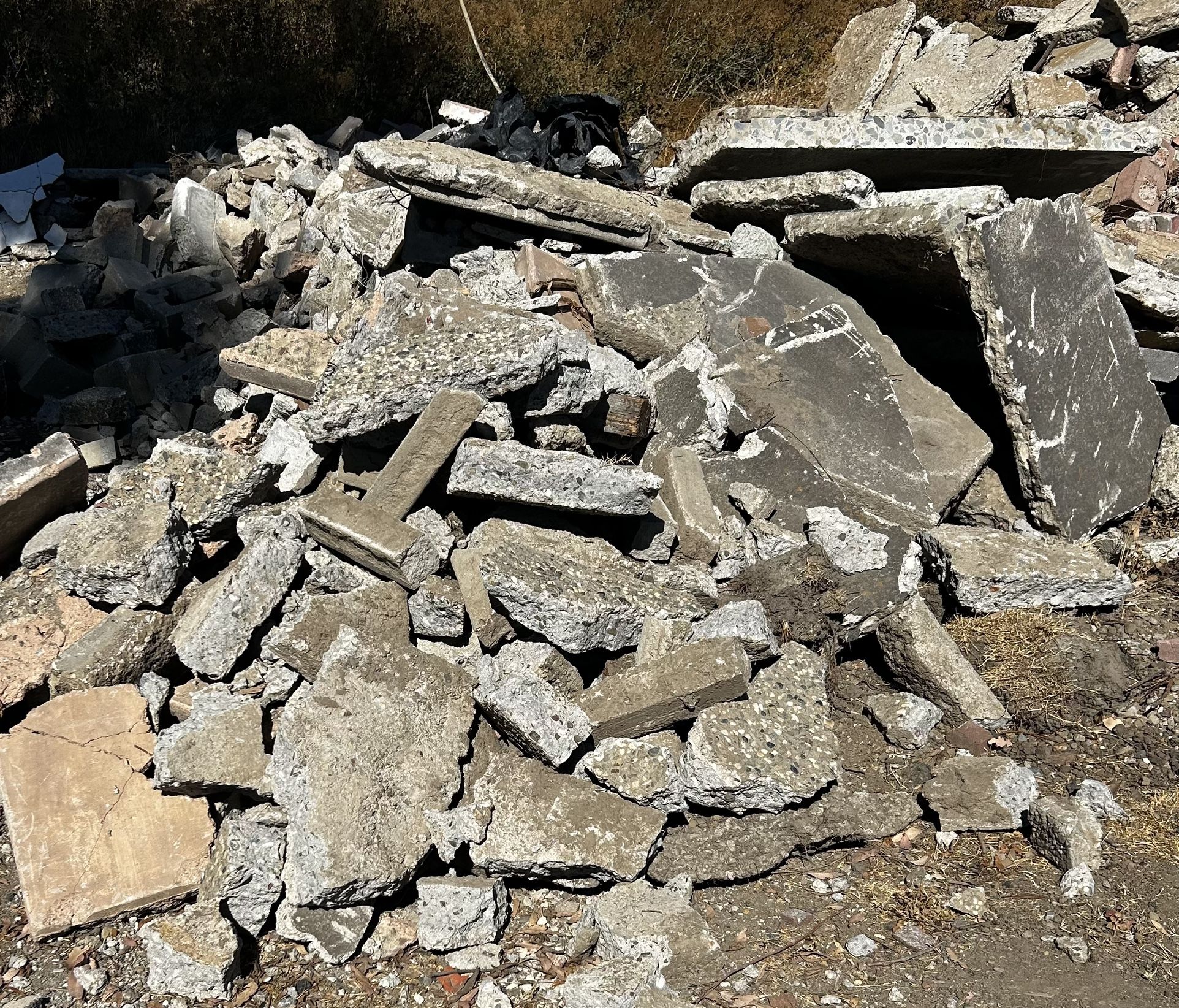 Wanted- Clean Broken Concrete