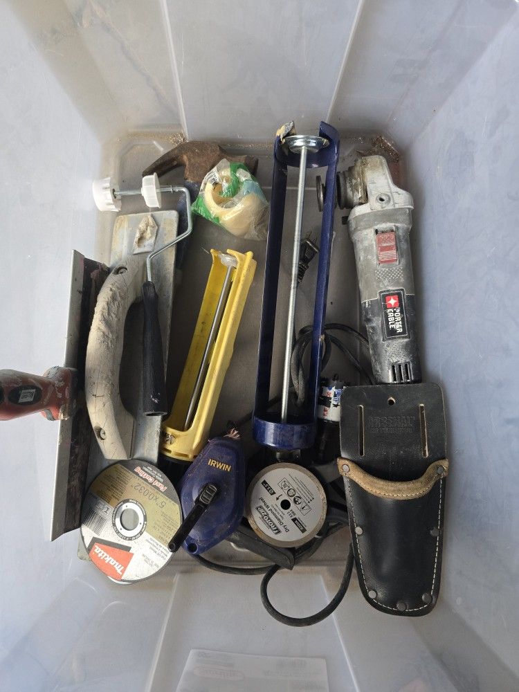 saw and tools