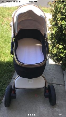 Hot mom stroller, baby carriage and bassinet combo