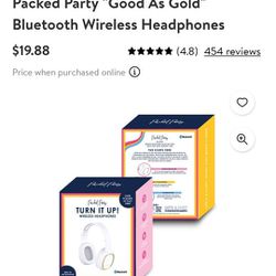 Packed Party Wireless BT Headphones
