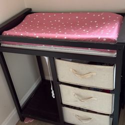 Cambiador Fe Bebé Con 3 Gavetas 