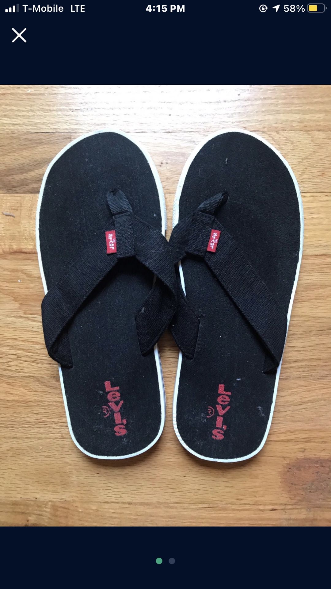 LEVI'S Mens Slippers (Size 10)