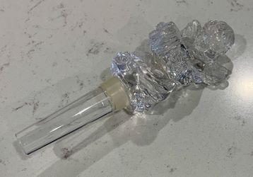 Mikasa Cherub Song Stopper Crystal… Vintage… New… Beautiful…