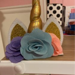 Unicorn Cake Topper Brand New 
