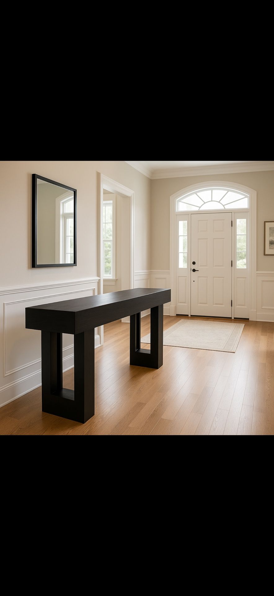 Black Table Console