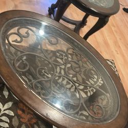 Coffee Table With Matching End Table