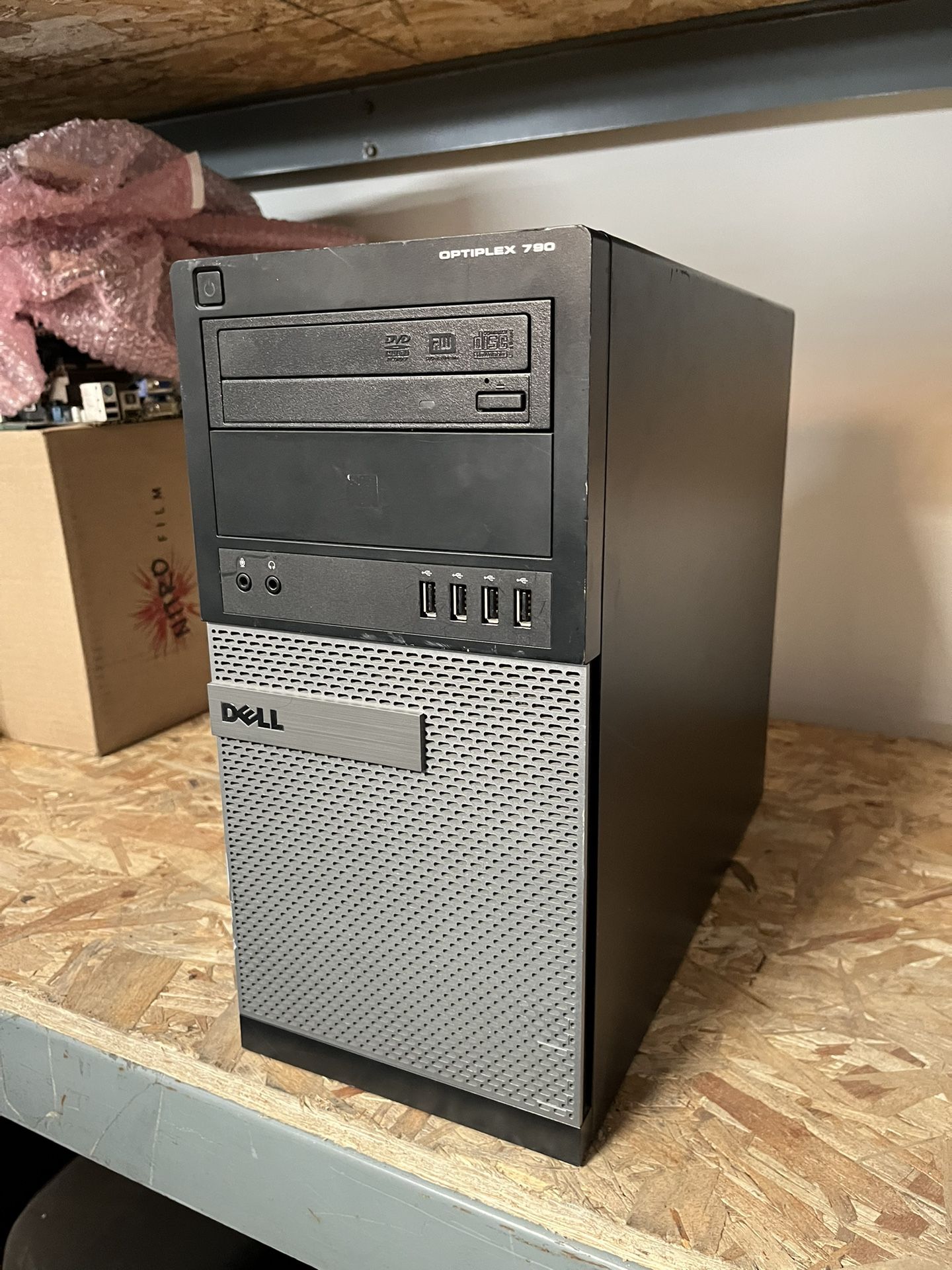 DELL Optiplex 790 Tower Desktop Intel i7-2600 3.4GHZ windows 10 8GB Ram 1TB HDD DVD-RW Desktop computer