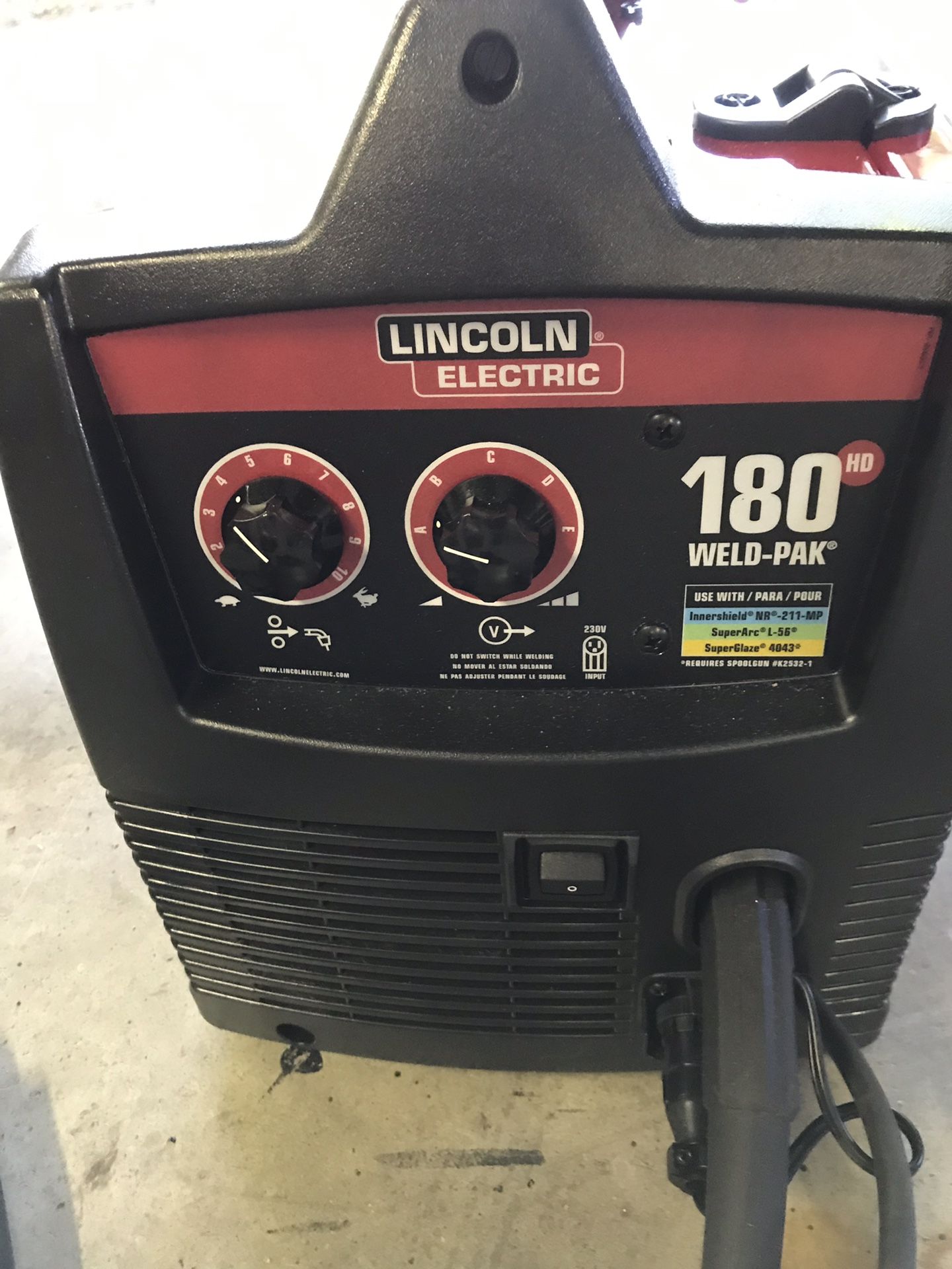 Lincoln 180 weldpak mig, new for Sale in Guilford, IN OfferUp