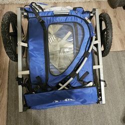 Instep Quick-N-EZ Double Tow Behind Bike Trailer