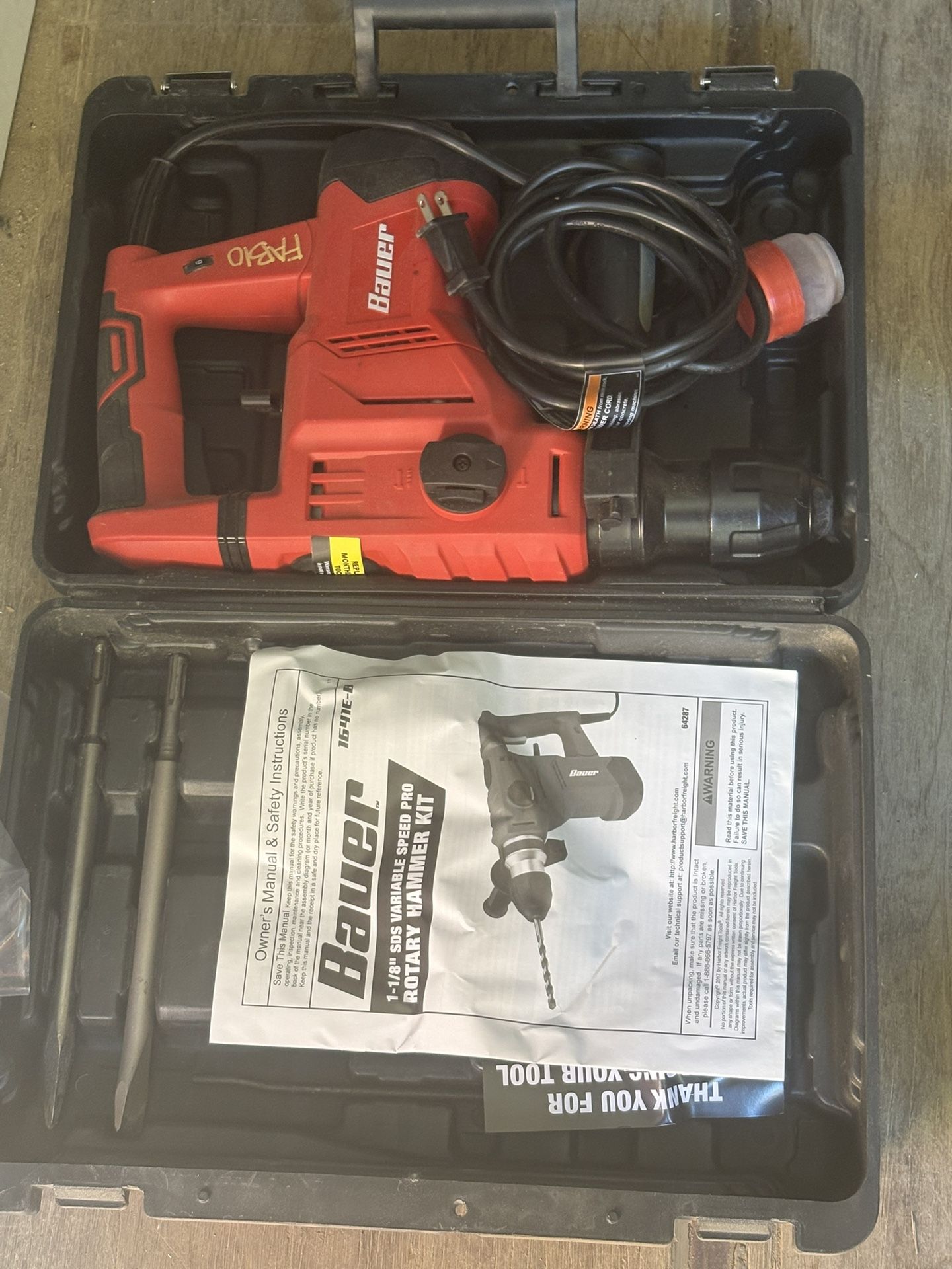 bauer rotary hammer kit