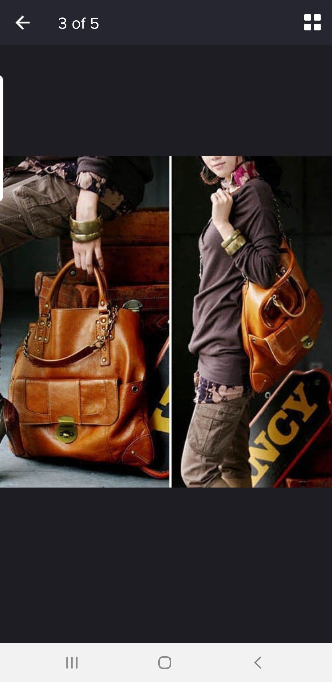 Women Leather Shoulder Bag Messenger Handbag Hobo Tote Purse