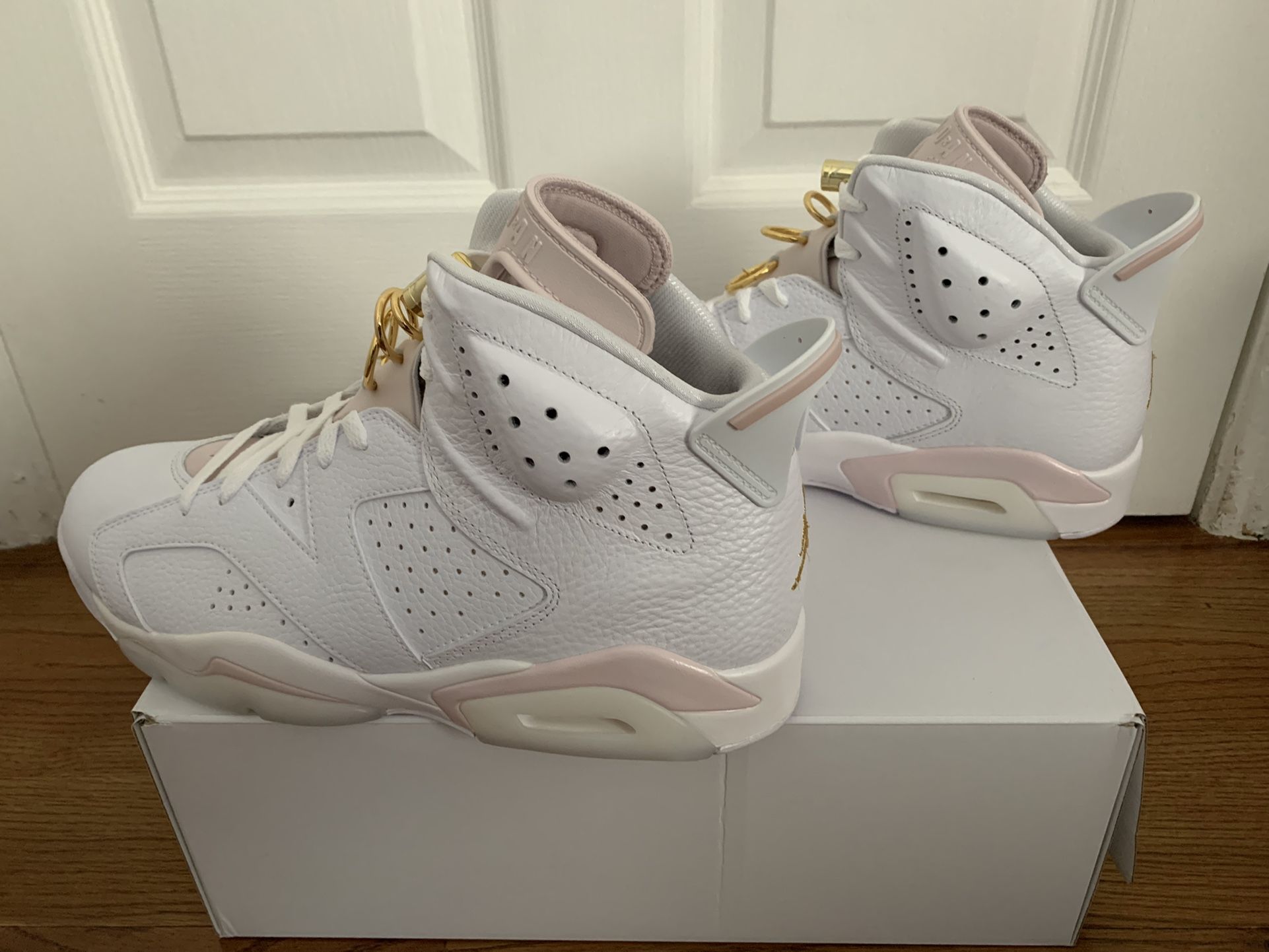 Air Jordan Retro Gold Hoops DH9696 100 Women's Size 12 Men's