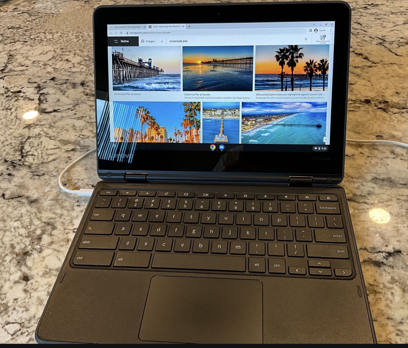 Lenovo 100e Laptop/Tablet Amazon Refurbished ! Touchscreen, Use As A Tablet! 